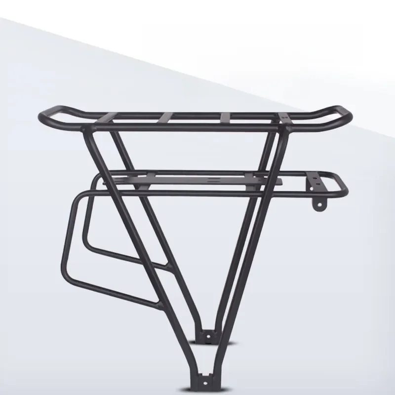 AliExpress chamrider Bike Luggage Rack Double Layer Black 26inch 28inch 700C Bicycle Battery Rear Carrier Adjustable Duty