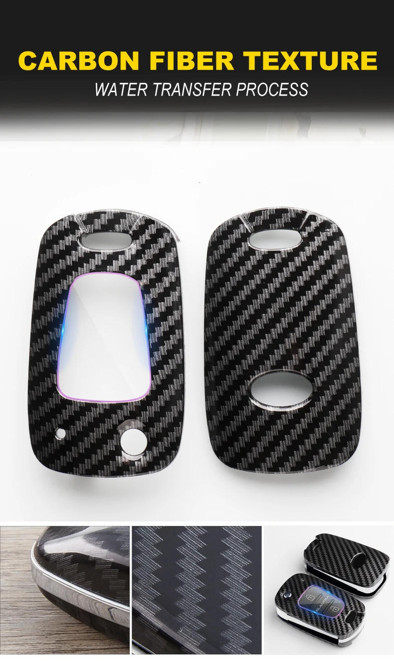 1PCS Premium Carbon Fiber Key Shell for Kia - All-Inclusive Design, Enhanced Protection & Stylish Look