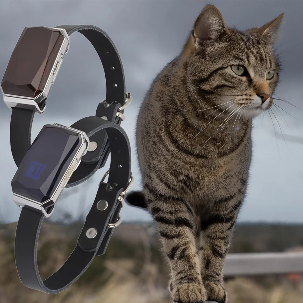 

Pet Smart GPS Tracker Mini Anti-Lost Dog Collar Waterproof Locator Tracer Device For Pet Cats Dogs Accessories With Free APP