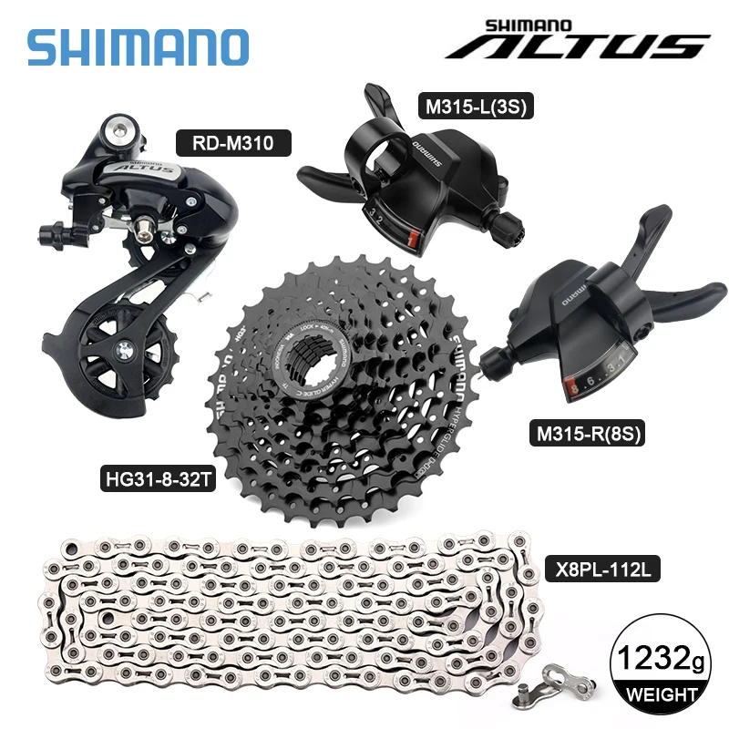 Shimano Acera Altus M360 24S Groupset 3x8 Speed M315 Shifter M310