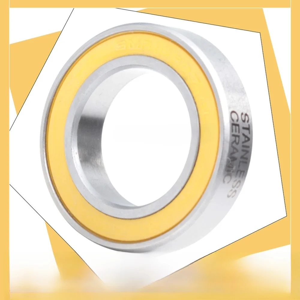 AliExpress FUSHI SMR18307-2RS Stainless Bearing 18*30*7 mm 1PC ABEC-3 18307 LLB For DT Swiss Fulcrum 18307RS Ceramic Balls Bicycle Bearings