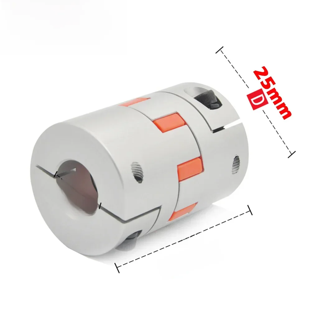 BW Drei Backen D25L30 Koppler Aluminium Plum Flexible Welle Kupplung Motor Anschluss CNC Flexible Kupplungen 5/6/6.35/8/10/12mm