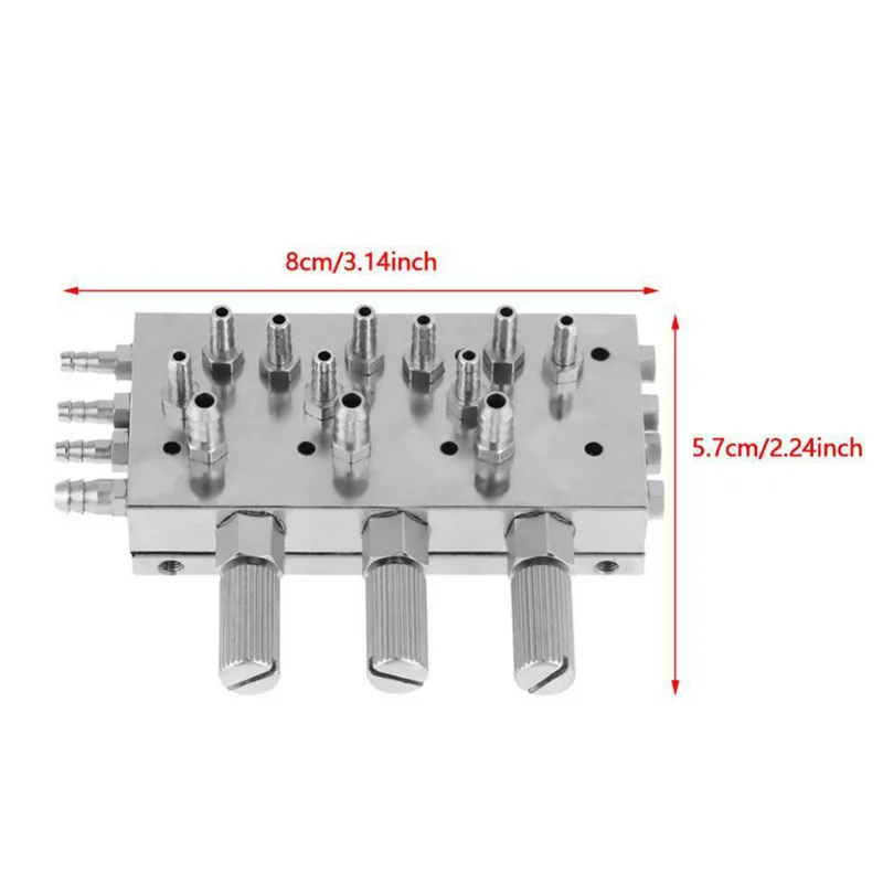 Dental Valve  Water Diaphragm Membrane Valve 3 In 1 Dental Chair Valve