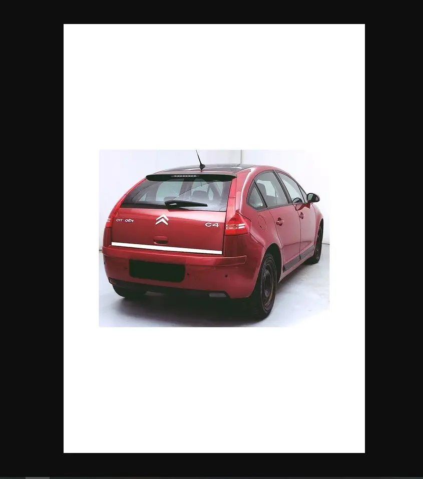 

Хромированный багажный низ для Citroen C4 HB, модели с лаймом от 2004 до 2010 лет-автостайлинг, автомобильные аксессуары, модифицированный удлинитель, Новинка