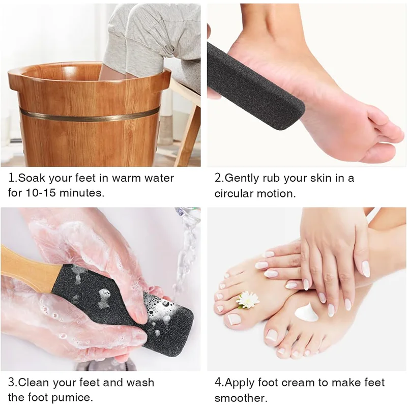 Foot File & Callus Remover  - Electric & Manual, for Dead Skin, Heels, Rough Feet, Washable, Pain-Free Pedicure