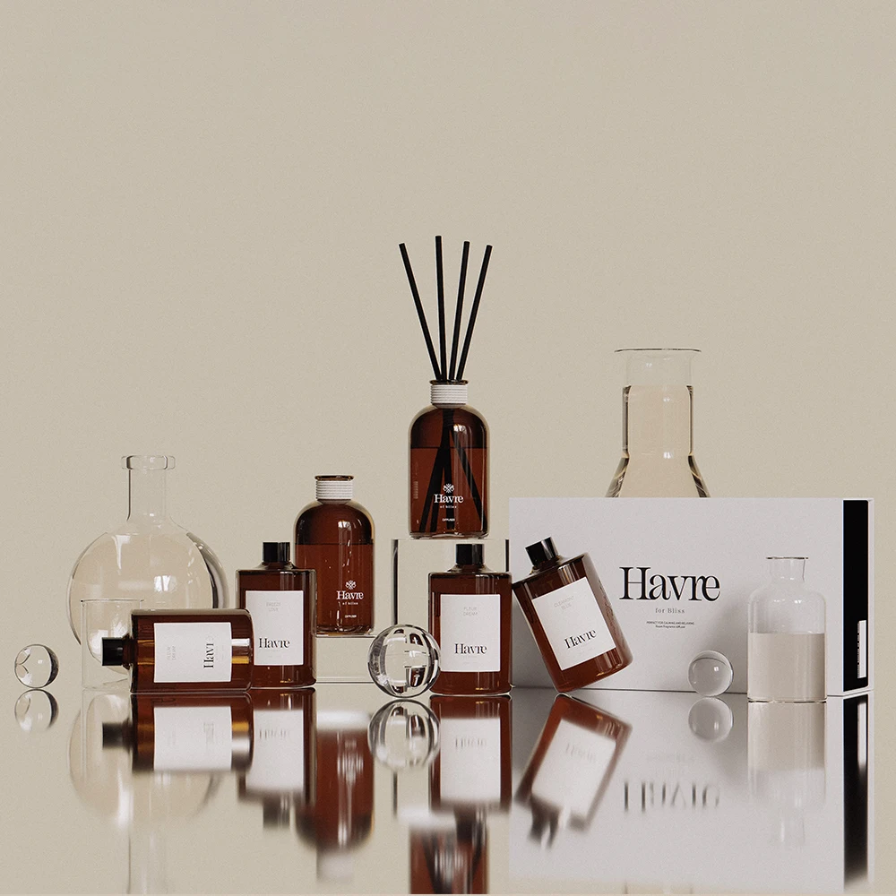 [Havre] 500ml large capacity touch perfume Diffuser Set (choose 1 of 4 types)