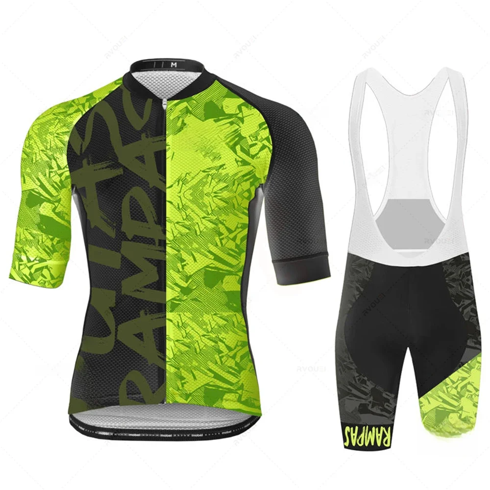 AliExpress RCN RVOUEI Rvouei Cycling Jersey Sets Summer Short Sleeve Bicycle Breathable Men's MTB Bike Clothing Maillot Ropa Ciclismo Uniform Suit