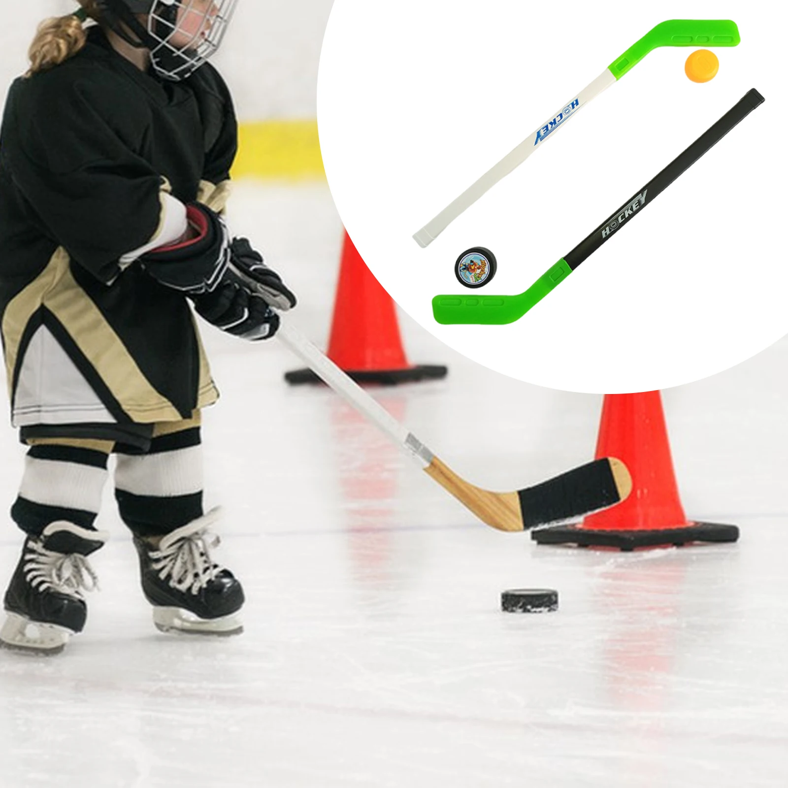 어린이 하키 스틱 및 볼 세트, 3-7세 남아 여아용 - Kids Outdoor Hockey Set 리뷰 및 가격