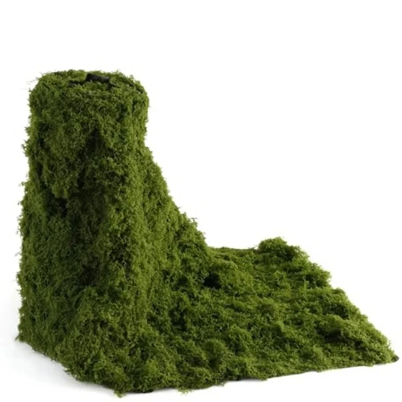 Fake Moss Mat Artificial Moss Roll - 12' X 71' Cloud Soft Feel Moss Table Runner for Decor, Faux Grass Mat for Crafts, DIY Fairy Garden, Wedding & Party Decorations (Realistic Green: 30x180cm)