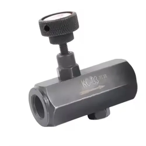 KC-04 3/8 02 04 06 Hydraulic Tube Type One-way Throttle Valve Flow Control Valve KC-03 3/8