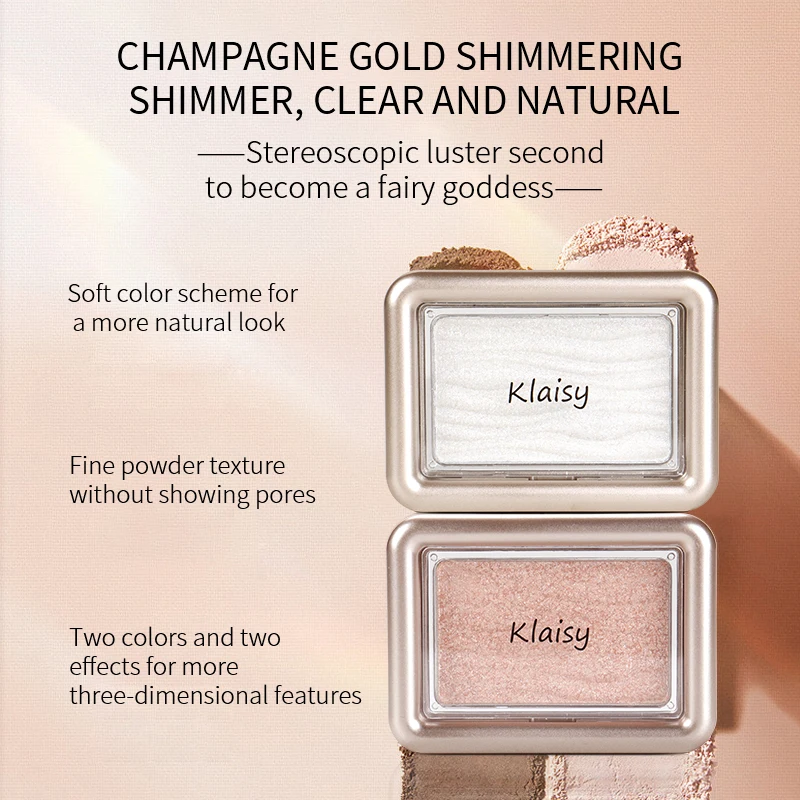 Klaisy-لوحة تسليط الضوء على موجات الماء ، تفتيح الوجه ، رفع اللون الناعم ، الملمس الناعم