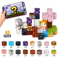 Magnetic Blocks Cubes 40 El. Metal Box