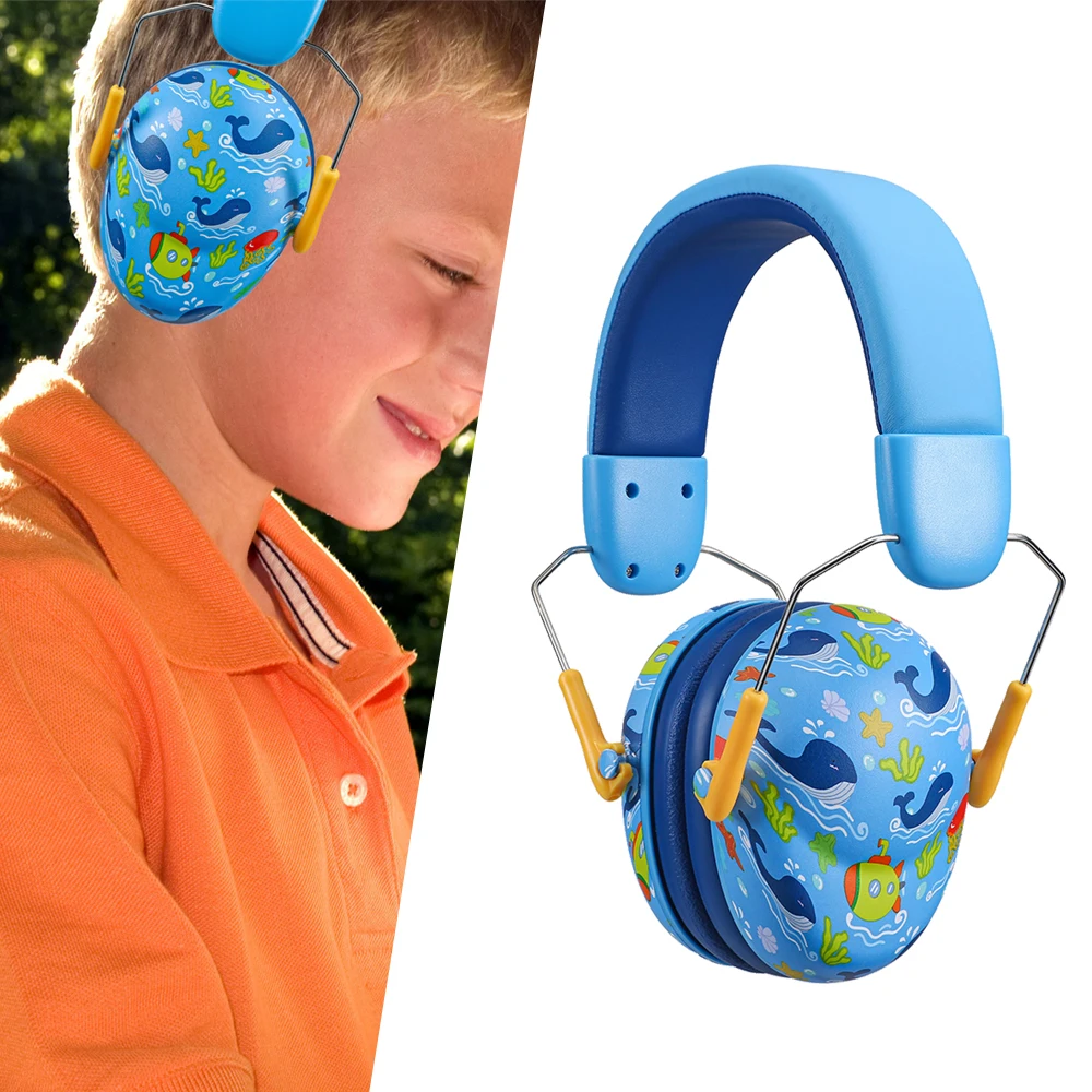 Kids Ear Protection Earmuffs Safety Hearing Ear Muffs Noise Reduction Soundproof Headphones Children Protective Ear Muffs