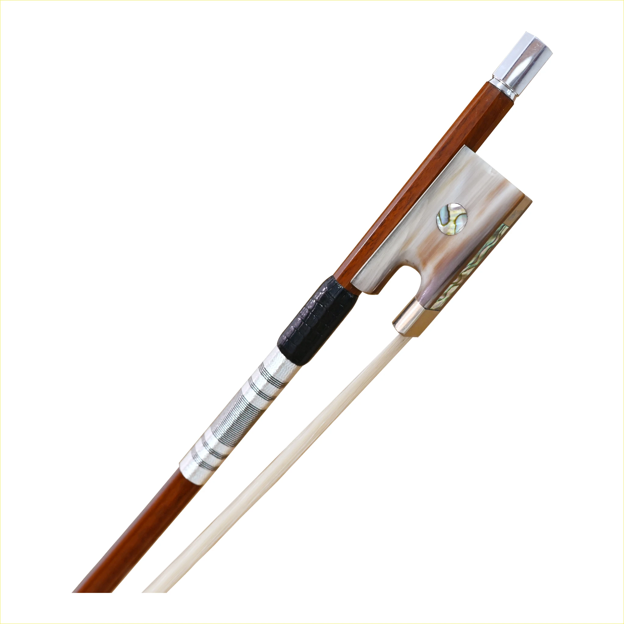 

Pernambuco Violin Bow Ox Horn Frog Professional Balanced Bow for Students