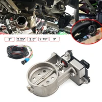 Sistema de tubo de escape para coche/motocicleta, válvula de acero inoxidable insonorizada para locomotora, Control de botón de interruptor electrónico 51/60/63/70/76m