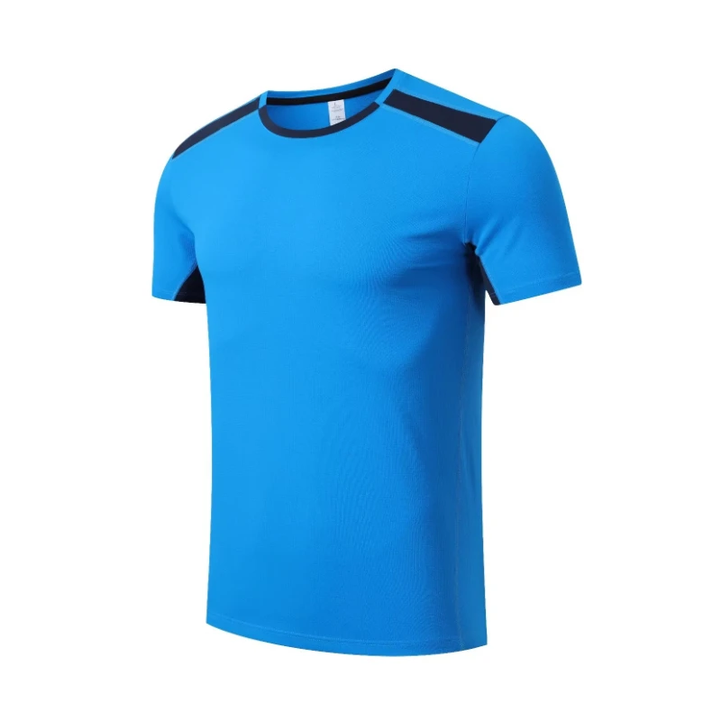 

Men’s Short Sleeve Fitness T Shirt Summer Running Bodybuilding Shirts Mens Rashguard Running Male Sportswear