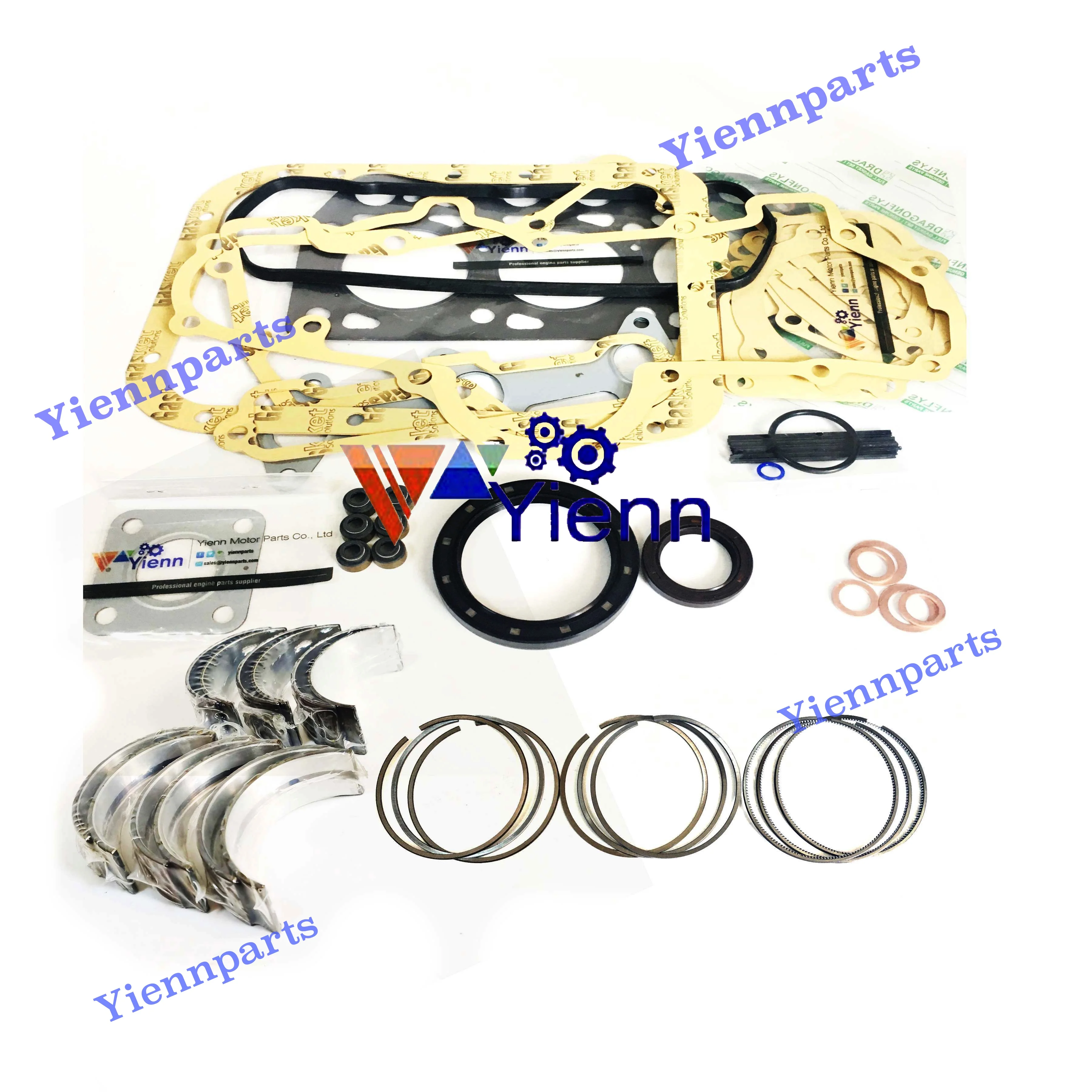 S3L S3L2 Overhaul Re-ring Kit For Mitsubishi Diesel Engine Repair Parts CAT 302.5C 303CR 303SR Roller BW3R