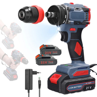2 in1 Brushless Electric screw driver Hammer Cordless roll Impact Multifunctional Power Tool For Makita 21V Battery