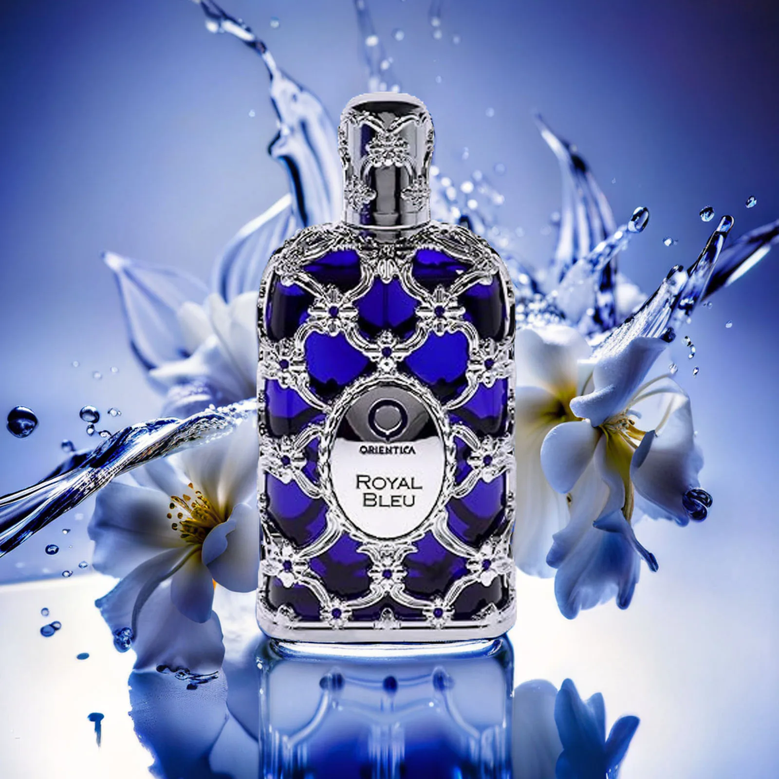 Orientica Royal Blue Edition para mujer, espray EDP de larga duración con aroma Floral, Ideal para regalo de Navidad Perfume, volumen múltiple, 2,7 OZ