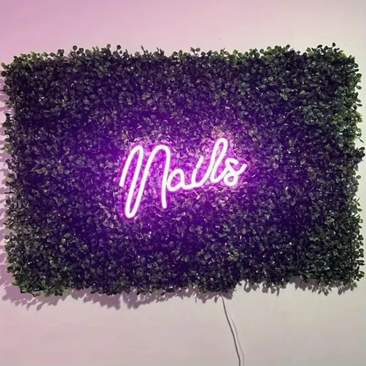 Wall Nail Art Neon Signs Bedroom Decor Neon LED Signs for Nail Salons, Offices, Beauty Bars and Living Rooms