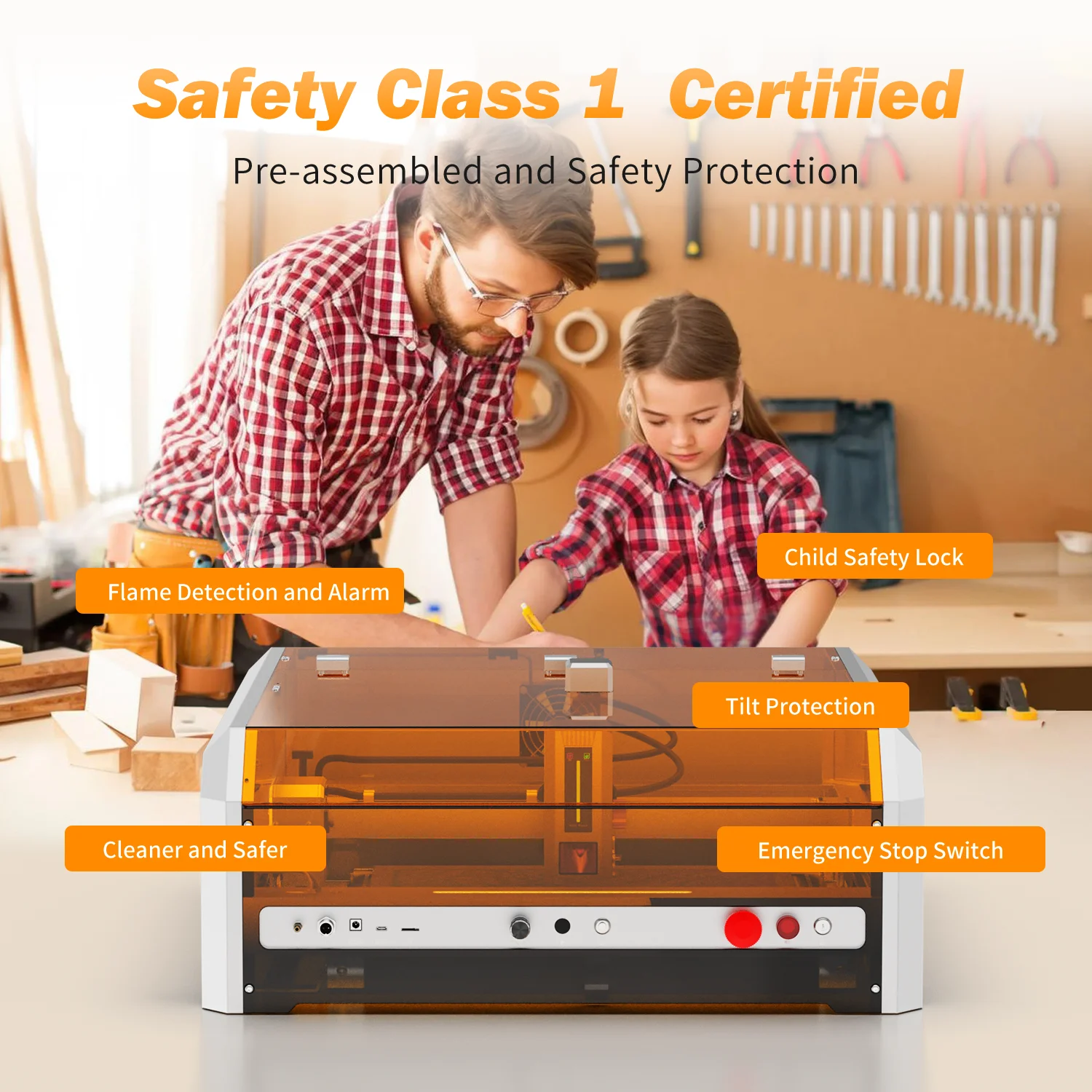 Carverall L8 Diodo 20W Incisore laser e taglierina per legno, taglierina laser CNC da tavolo per legno, acrilico, strumenti fai da te, incisione laser