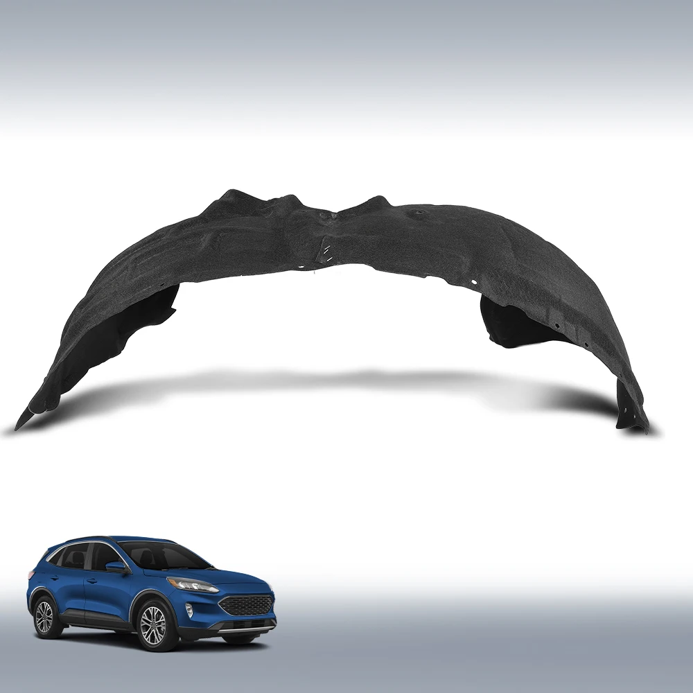 

Хлопковая подкладка на крыло, передняя подходит для Ford Escape 2020-2024, правая сторона пассажира Lj6Z16102F, черный, прочный, прочный, экстерьер автомобиля
