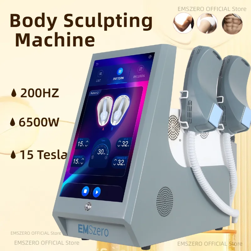 

EMSzero Neo 15 Tesla 6500W Hi-Emt EMS Portable Muscle Slimming And Weight Loss Engraving Body Sculpting Machine Salon