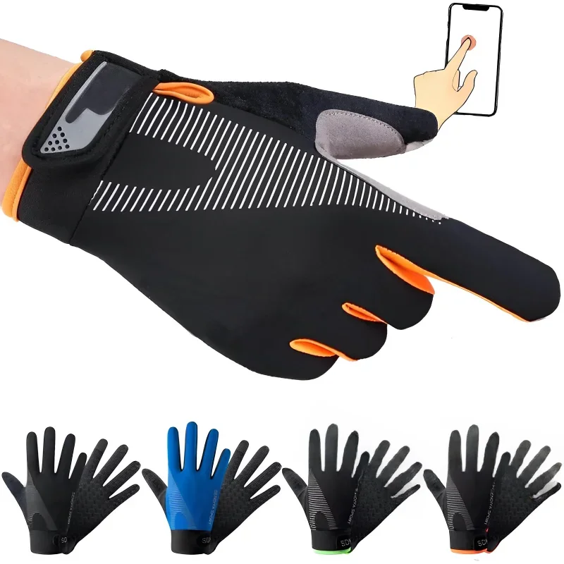 AliExpress Anti-Slip Cycling Gloves TouchScreen Bike Gloves Outdoor Winter Thermal Warm Cycling Gloves Full