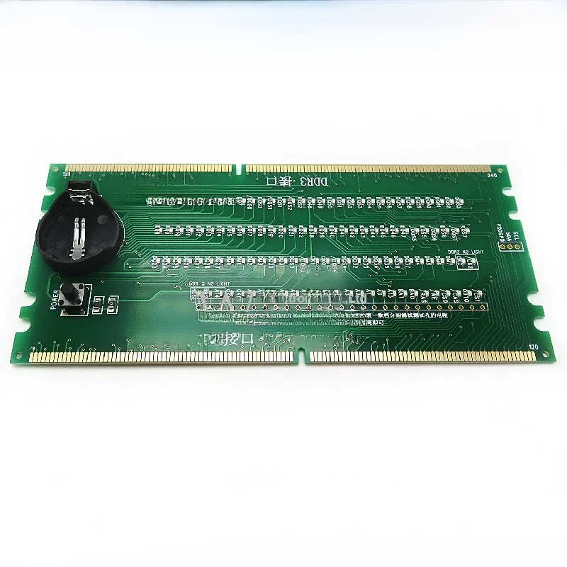 Pamięć DDR2 DDR3 2 w 1 do komputerów stacjonarnych z testerem światła Tester DDR2 Tester DDR3 — zdjęcie 2