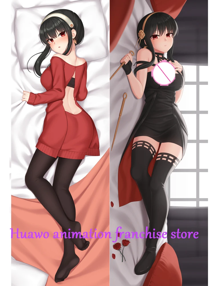 Anime Dakimakura Pillow Yor Forger 2-Side Print Pillowcase Hugging Body Cushion Cover Otaku Waifuristmas Decoration 2023