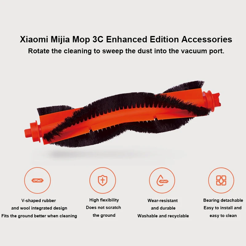 XIAOMI MIJIA Robot Vacuum Mop 3C Plus Enhanced Edition Accessories 5000Pa Big Suction Auto Laser Navigation