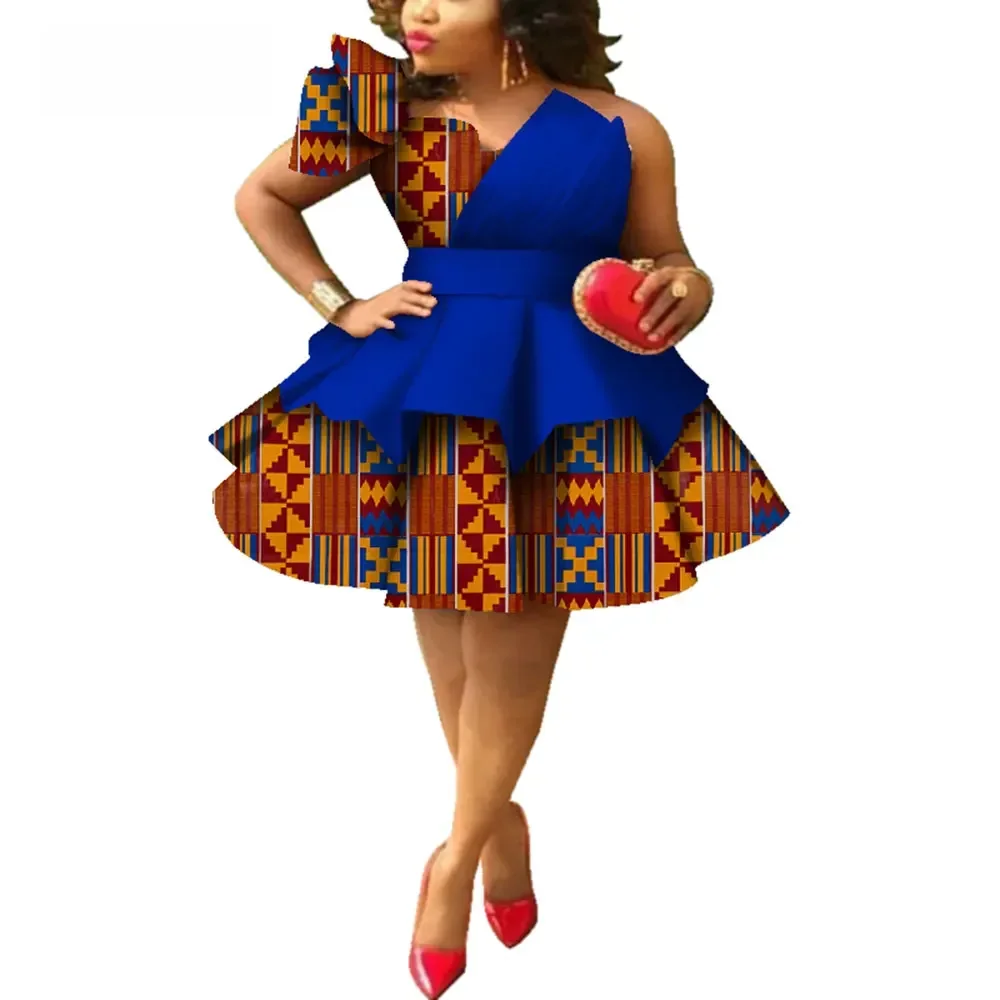 Afrikanische Kleider für Frauen Ankara Drucken Mode Frauen Kleider Dashiki Party Frauen Outfit