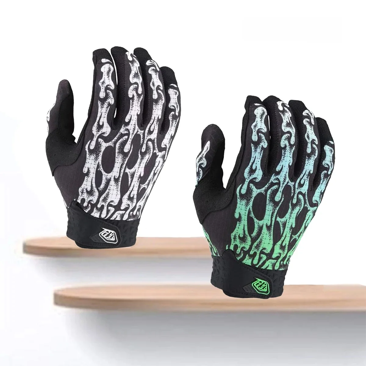 AliExpress NONE Multi Colored Fashionable Outdoor Cycling Universal Gloves Motorcycle Riding Colorful Six Tpes Of Full Finger Gloves