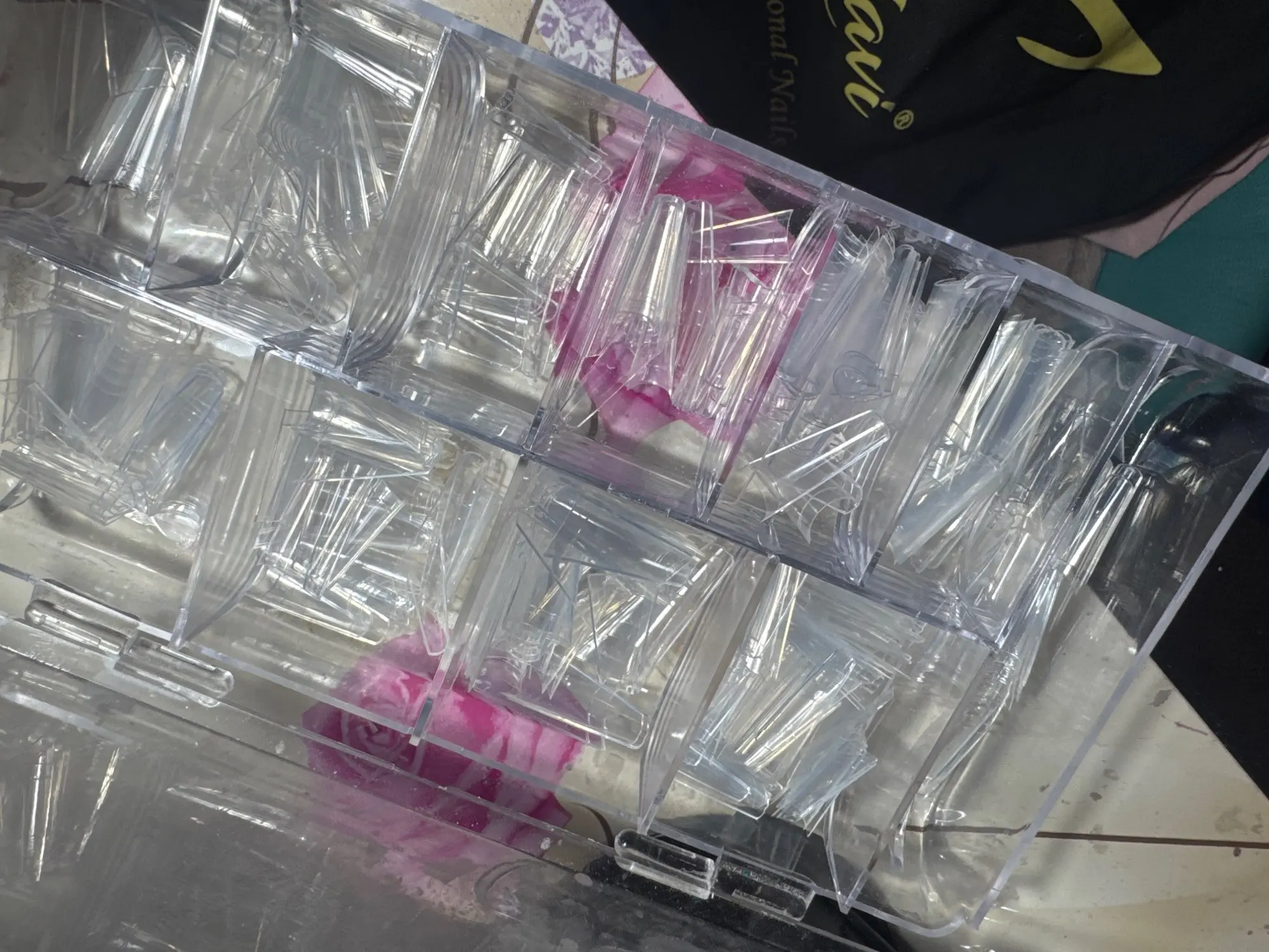 500pcs False Nail Art Tips French Natural Transparent Coffin False Nails Tips Acrylic UV Gel Nail Polish Manicure photo review