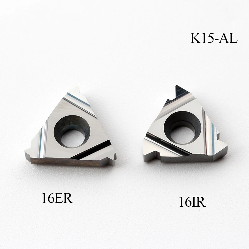 10PCS DESKAR 16ER 16IR AG55 AG60 11ER 11IR 1.0ISO 1.5ISO A55 A60 K15 Taglierina Threading Utensili di Tornitura Tornio CNC Per Alluminio