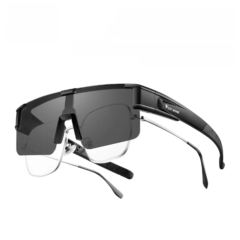 AliExpress West Biking WEST BIKING Polarized Sunglasses Men Cycling Sunshades UV400 Glasses Night Driving Glasses Frame Compatible Fit Over Eyewear