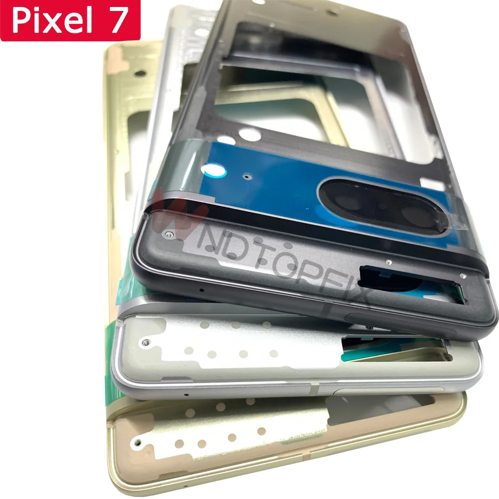 Middle Bezel Frame For Google Pixel 7 7pro With Volume Button Middle Frame Middle Bezel Chassis Shell Parts For Pixel 7 Frame