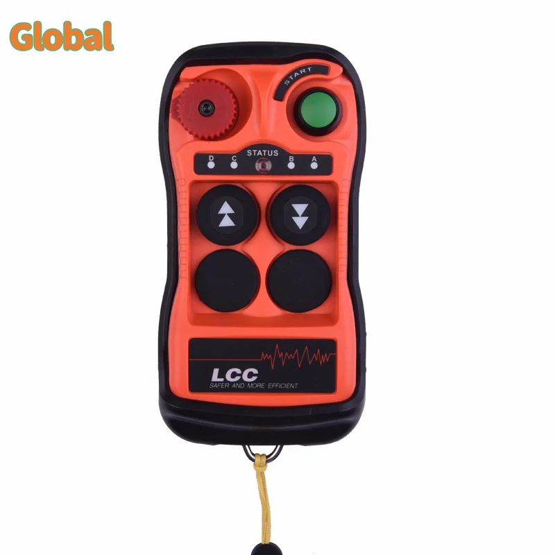 Imagem -03 - Buttons Singie Velocidade Industrial Wireless Radio Crane Remote Control Switches Winches Hoist Track Crane Lift Controller Qa200