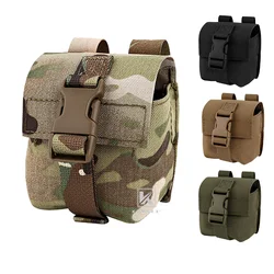 KRYDEX Tactical Waist Bag Pouch Small Handy Army EDC Frag Grenad Glove Pouch Pack MOLLE PALS & Belt System Camping Hunting Gear