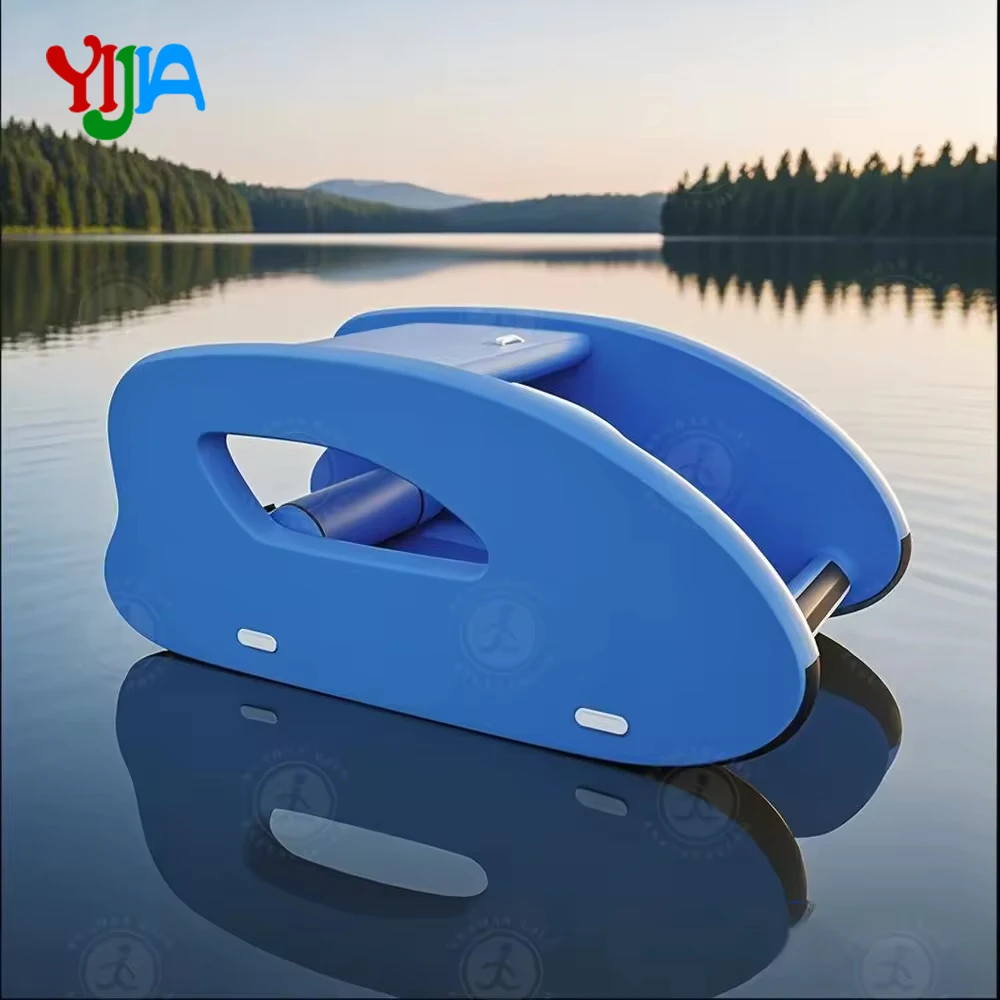 Electricat 450 - Inflatable Houseboat & Solar Electric Boats Floating  Platform Dock For Summer Lake River Pool For Water play