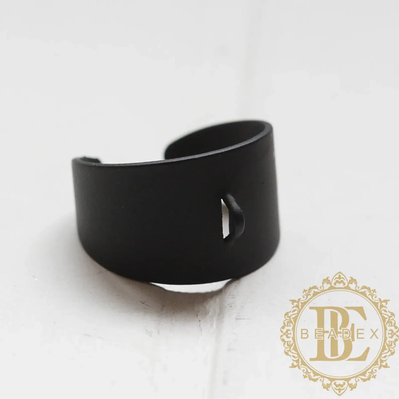DIY Supply-Solid Brass Finding Bling Ring Base - Finger Ring - Adjustable - Open End - 21x20mm (3767C)
