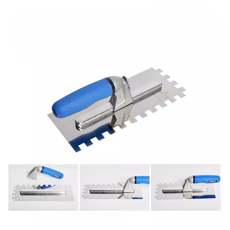 Stainless Steel Switchblade Trowels with 6 Blades and Interchangeable Handle