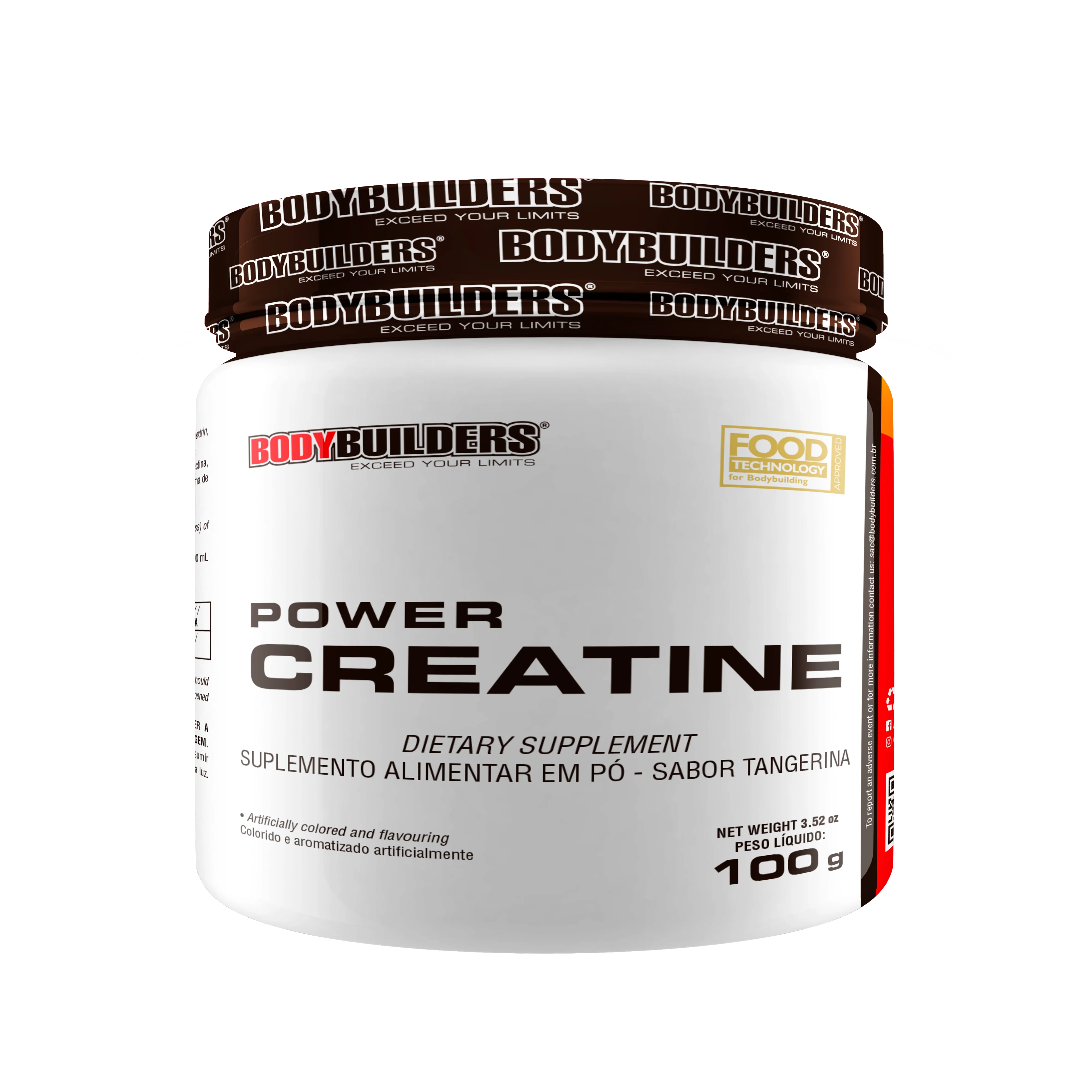 Creatine Power 100g - Bodybuilders Supplement Powder for Energy Gain and Recovery