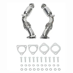 Exhaust Downpipe Pipes Tube Test Pipes for for Infiniti FX35 3.5L 2003-2006 VQ35DE Engine for Nissan 350Z