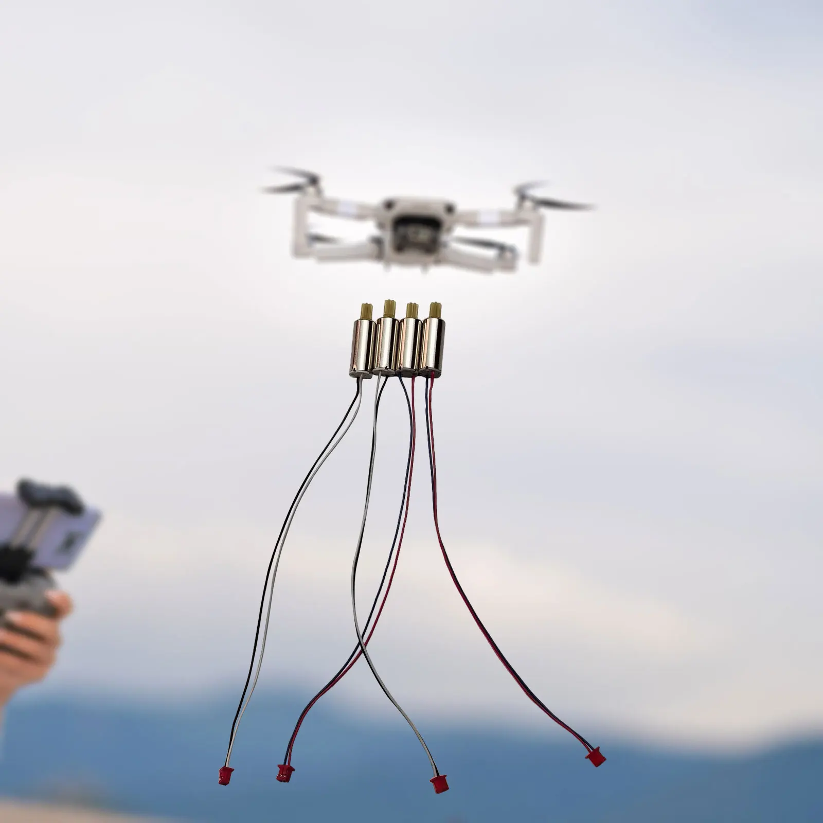 Ensemble de composants de moteur de Drone RC, 4 pièces, mise à niveau du train d'atterrissage Quadcopter, extension de hauteur pour E88Pro E88 E99 RC Quadrotor, pièces de rechange