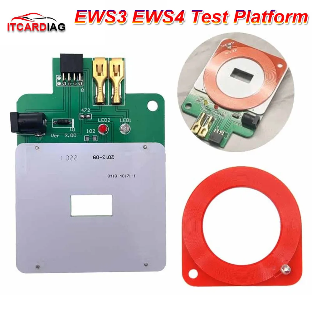 EWS3 EWS4 Test Platform Rechargeable For BMW/Land Rover EWS Programmer PCF7935 Tester Program& Auto Lock Inspection Loop for Key