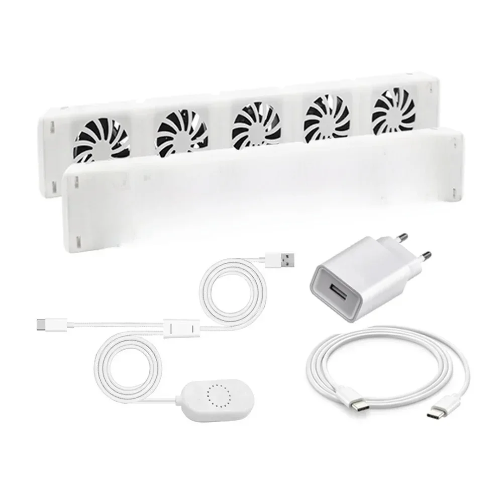3Fan/5 Fan Intelligent Cooling Fans For Home Heating Radiator Airflow 30/50CFM 51m³/h 85m³/h Sustainability Automatic Thermostat