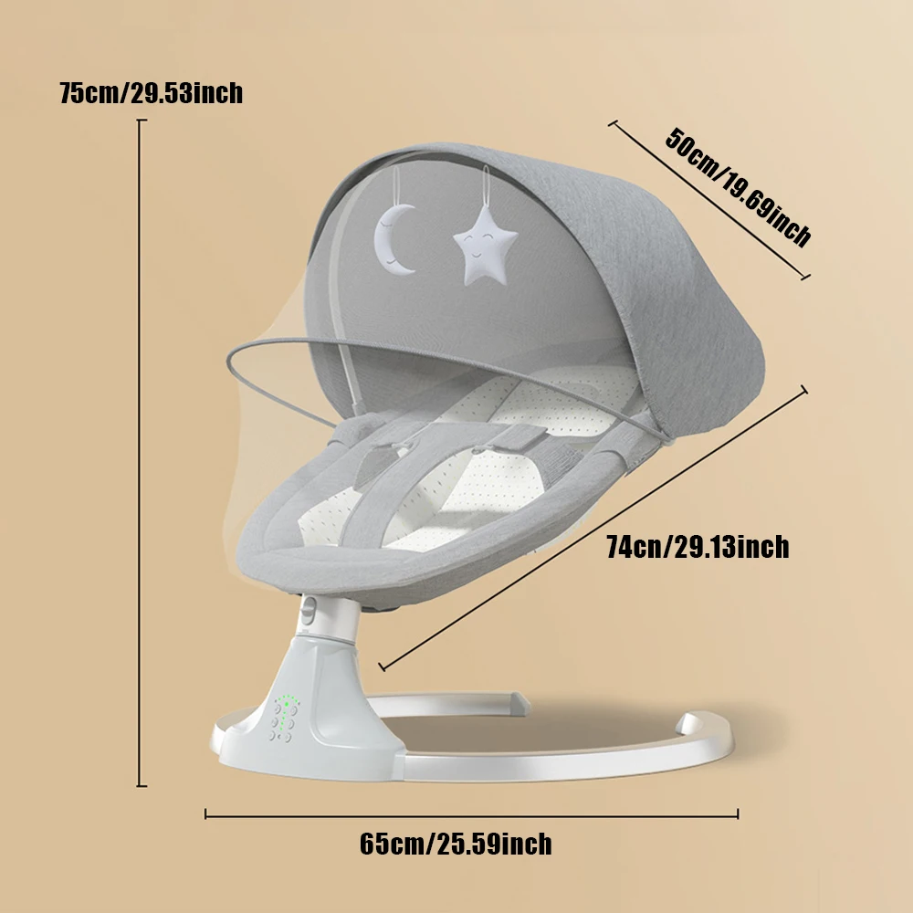 Baby Elektrische Schommelstoel Pasgeborenen Slapen Wieg Bed Kind Comfort Stoel Ligstoel Voor Baby Baby Bed 0-18 Maanden