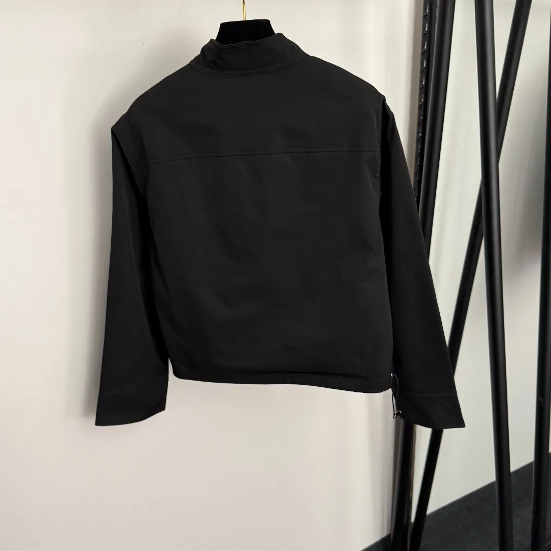 

Autumn 2025 New Utility Style Set for Women: Stand Collar Zip-Front Trench Coat + Elastic Waist Cargo Pants