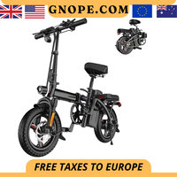 400W Motor 22MPH Max Speed, 14” Tire, 48V 15AH Removable Battery for Electric Bike, Multi-Shock Absorption, City Commuter